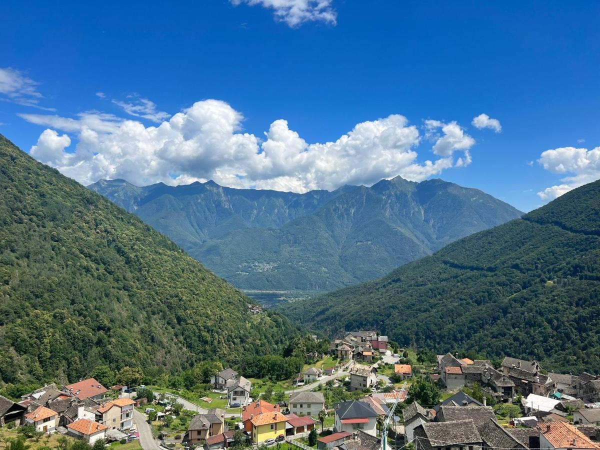Casa Del Cios Calda E Intima Casetta Immersa Nel Verde Delle Montagne Alpe Basciumo Eksteriør billede